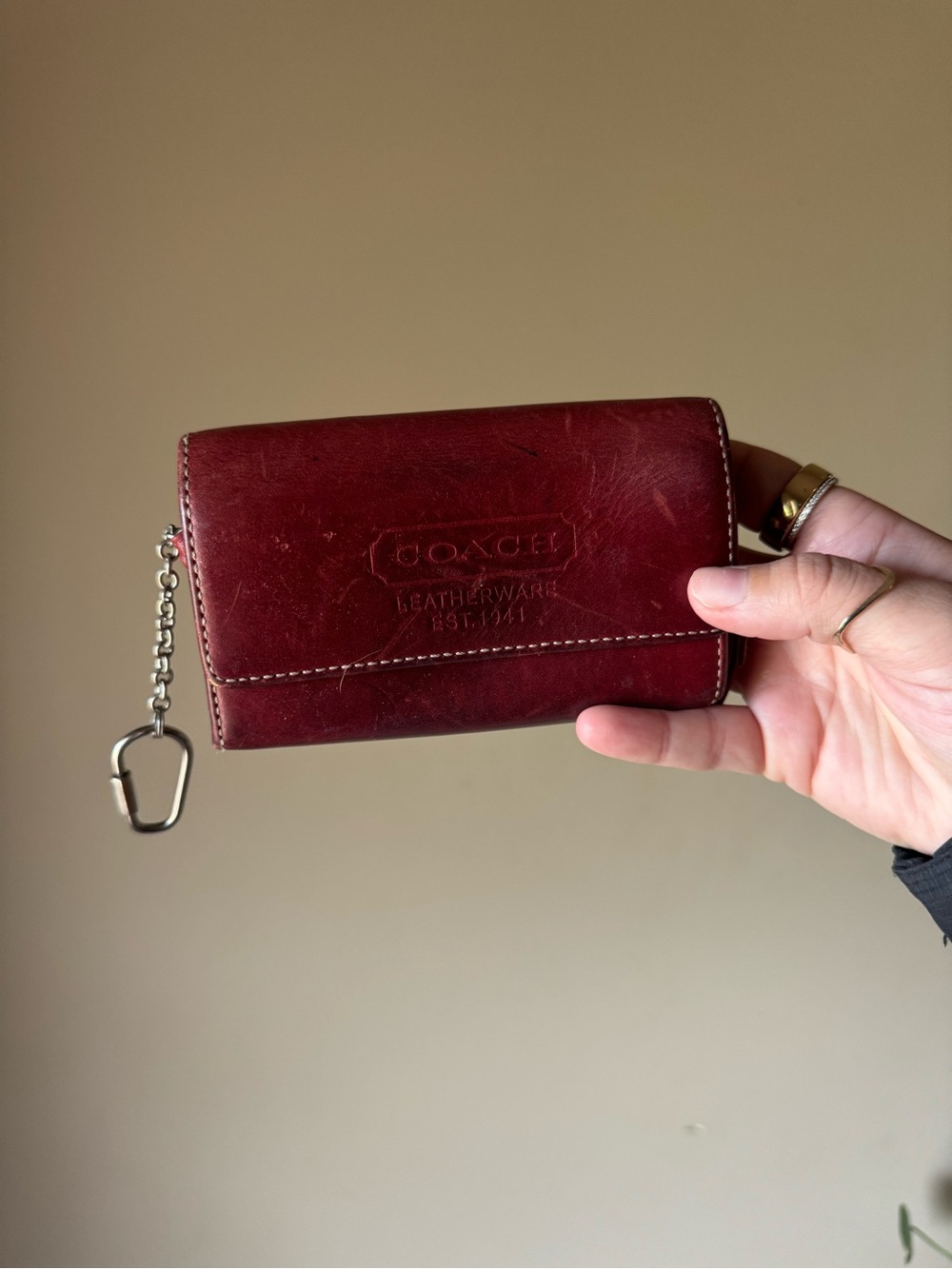 Vintage Coach multifunction wallet